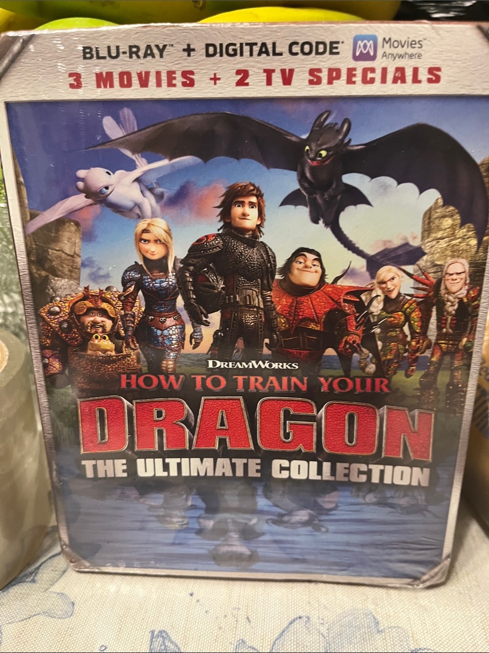 Dreamworks How to Train Your Dragon Costume - Black, Red & Blue